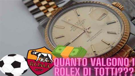 quanto costano i rolex di totti|Totti e Ilary, ecco quanto vale la collezione di Rolex.